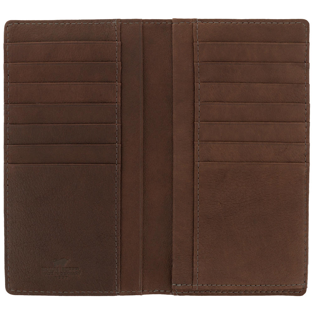 Braun Büffel YAK Wallet 14CS, Dark Brown