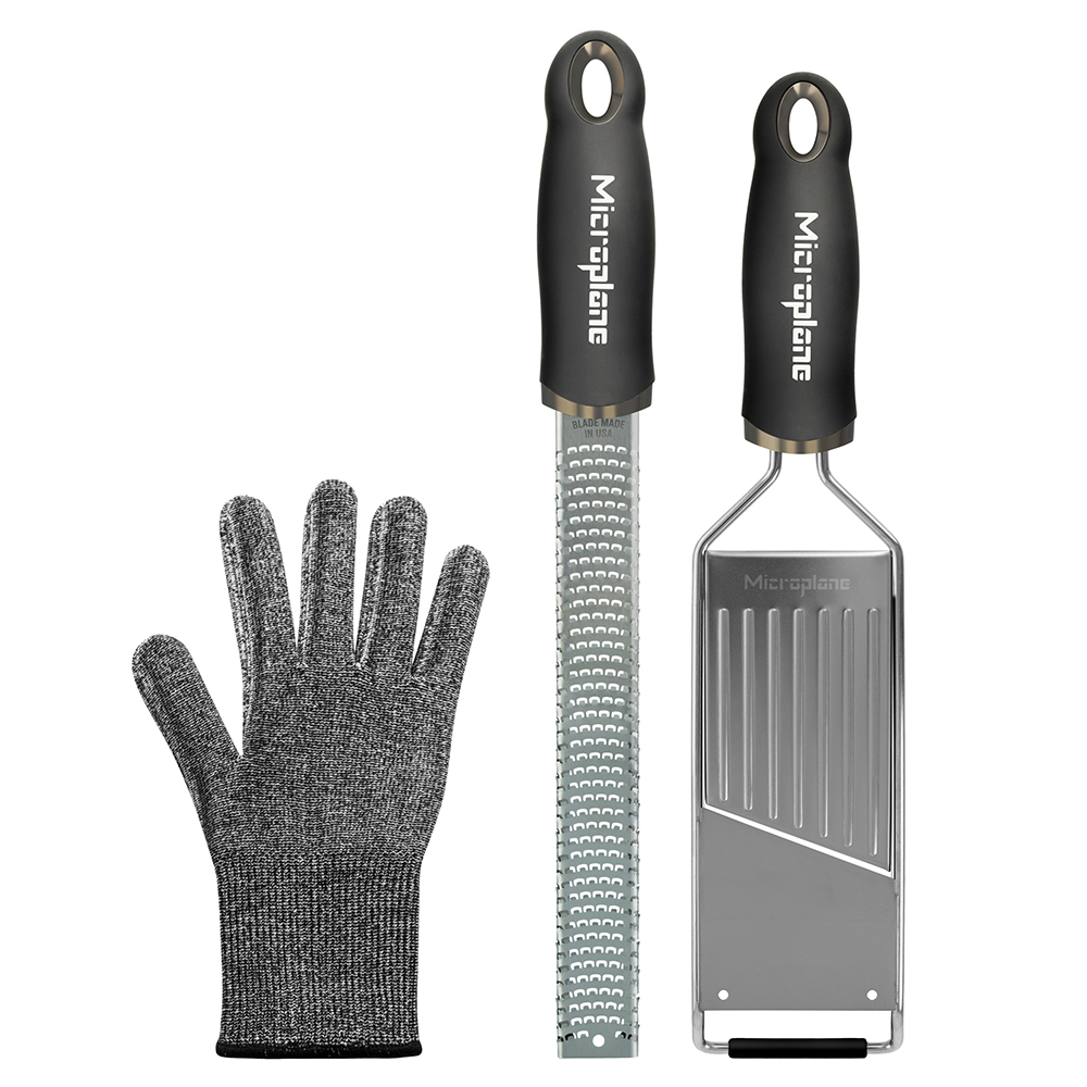 Jeu d’outils de cuisine Microplane® » Gourmet «, 3 pièces