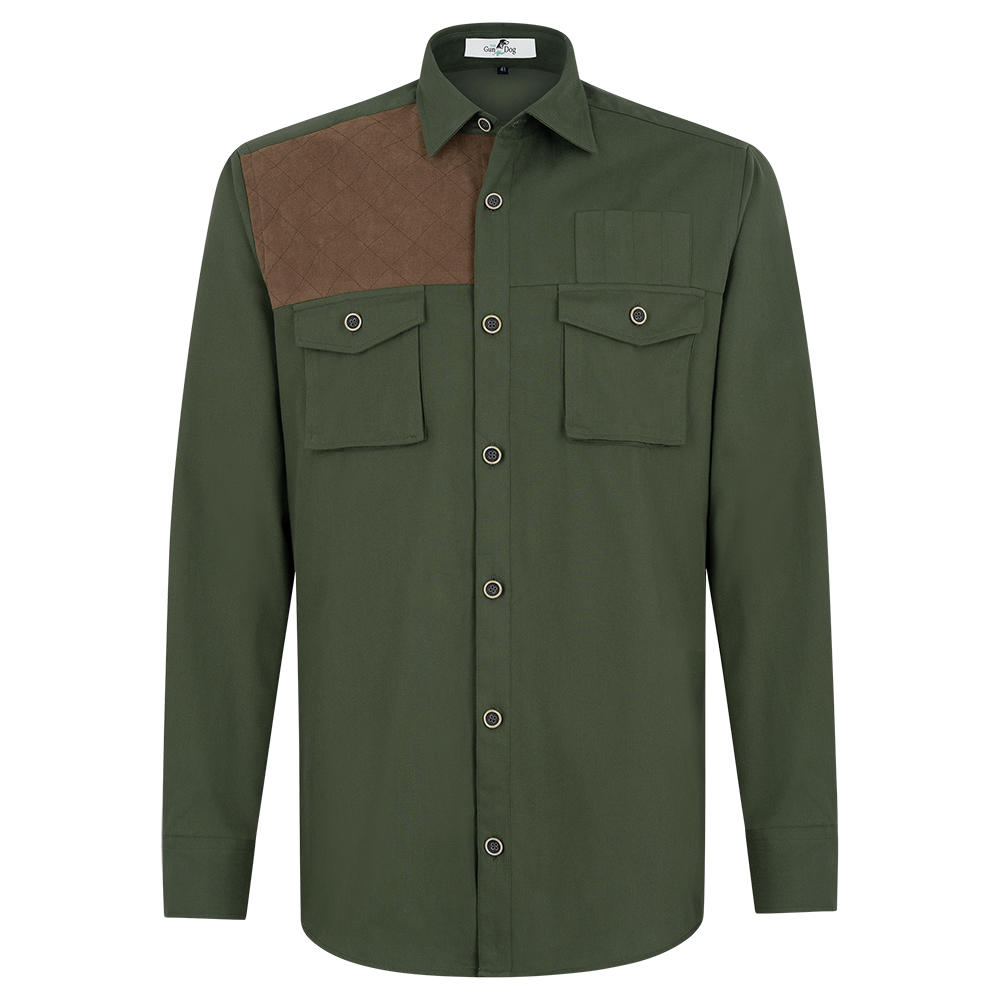 Men’s Safari Shirt, Cotton Twill