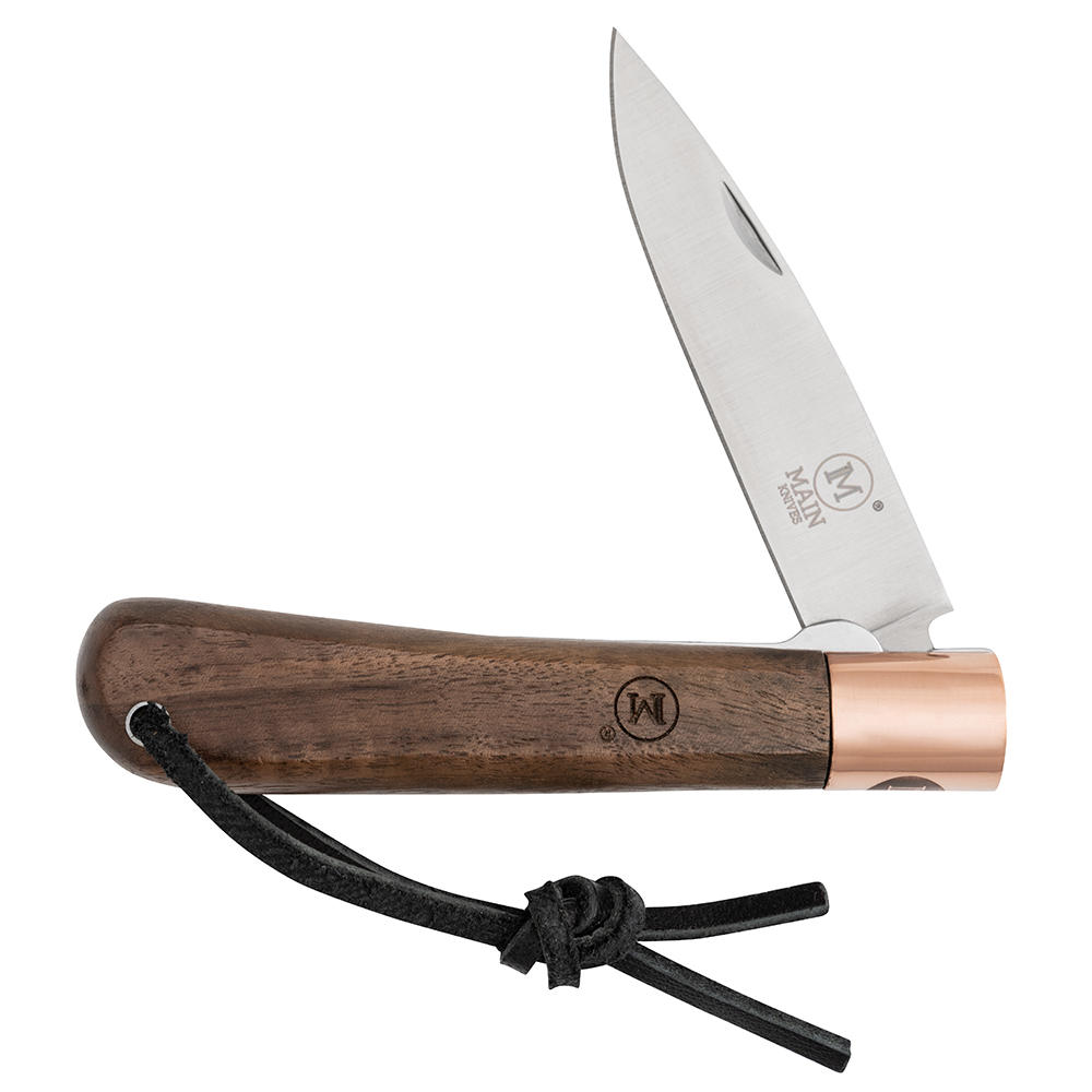 Couteau pliant MAIN » Copper Line «, noyer