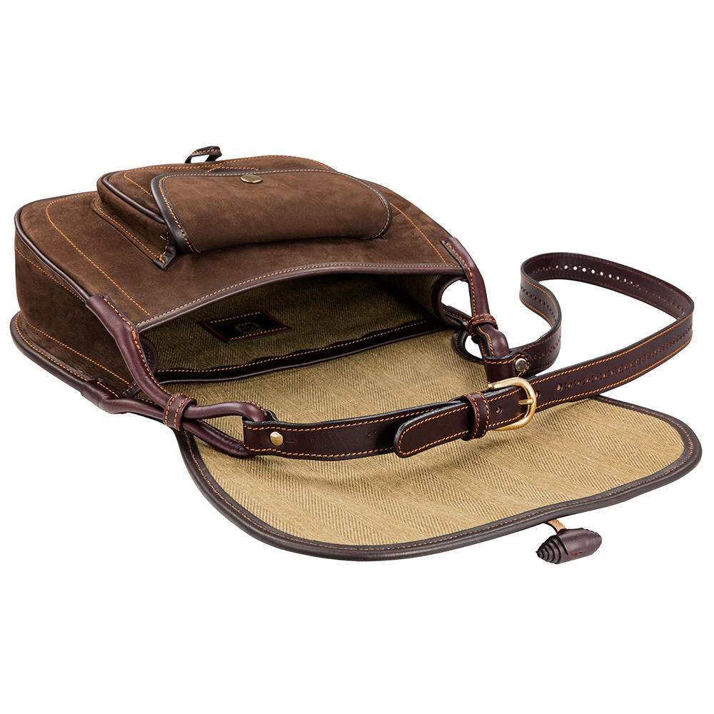 Rey Pavón Purse, Nappa/Nubuck, Brown