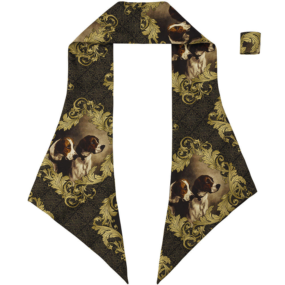 Sara Tiara Silk Skinny Scarf, Hound