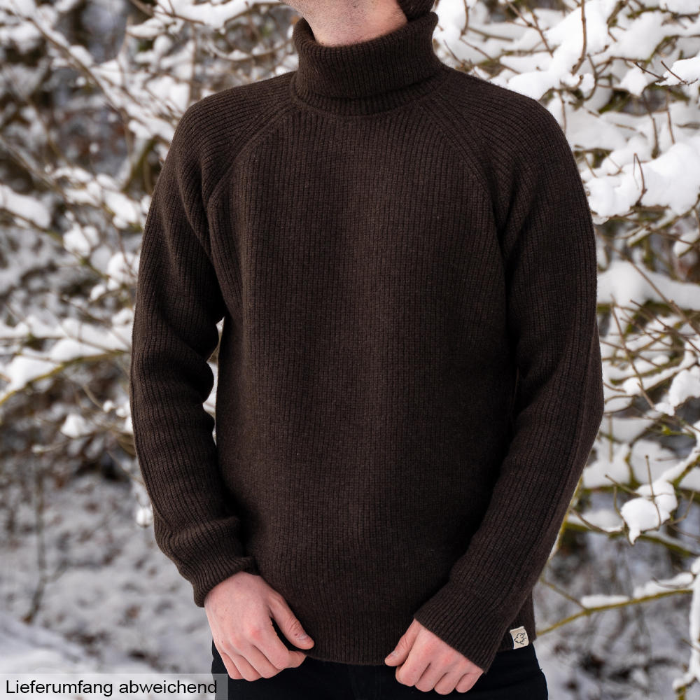 Rollkragenpullover aus Yakwolle