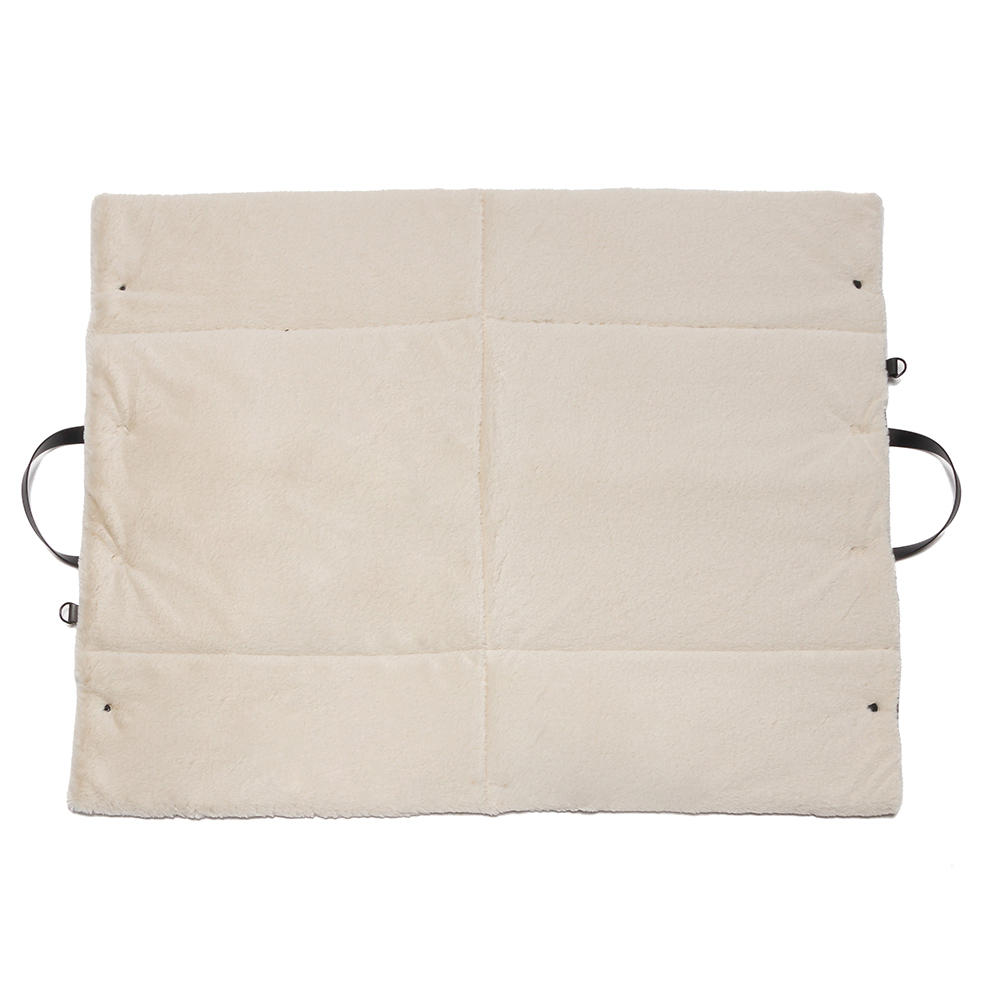 Tapis transportable pour chien Cloud7, toile de coton, vert olive, L