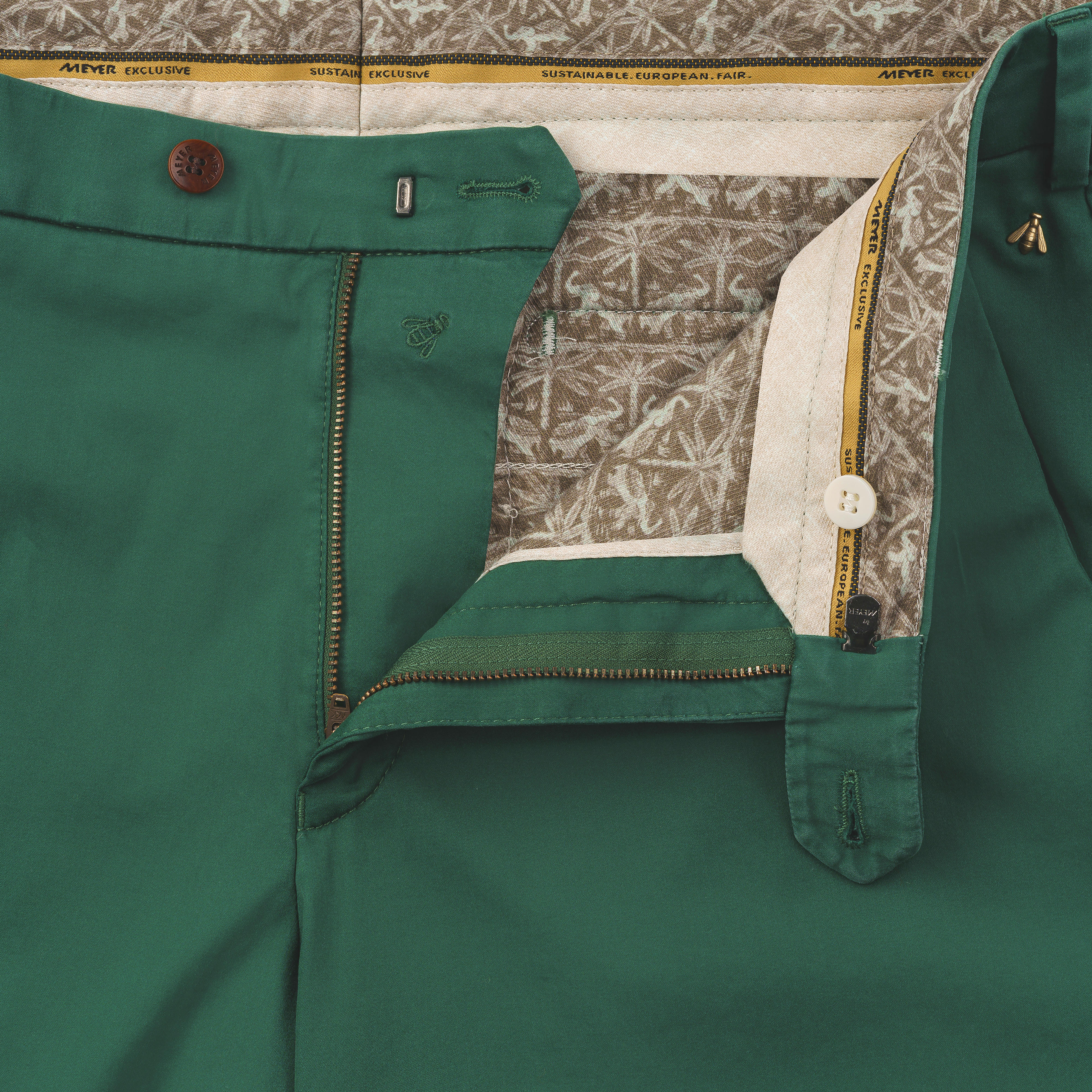 Pantalon en coton/soie pour homme Meyer » Bonn «