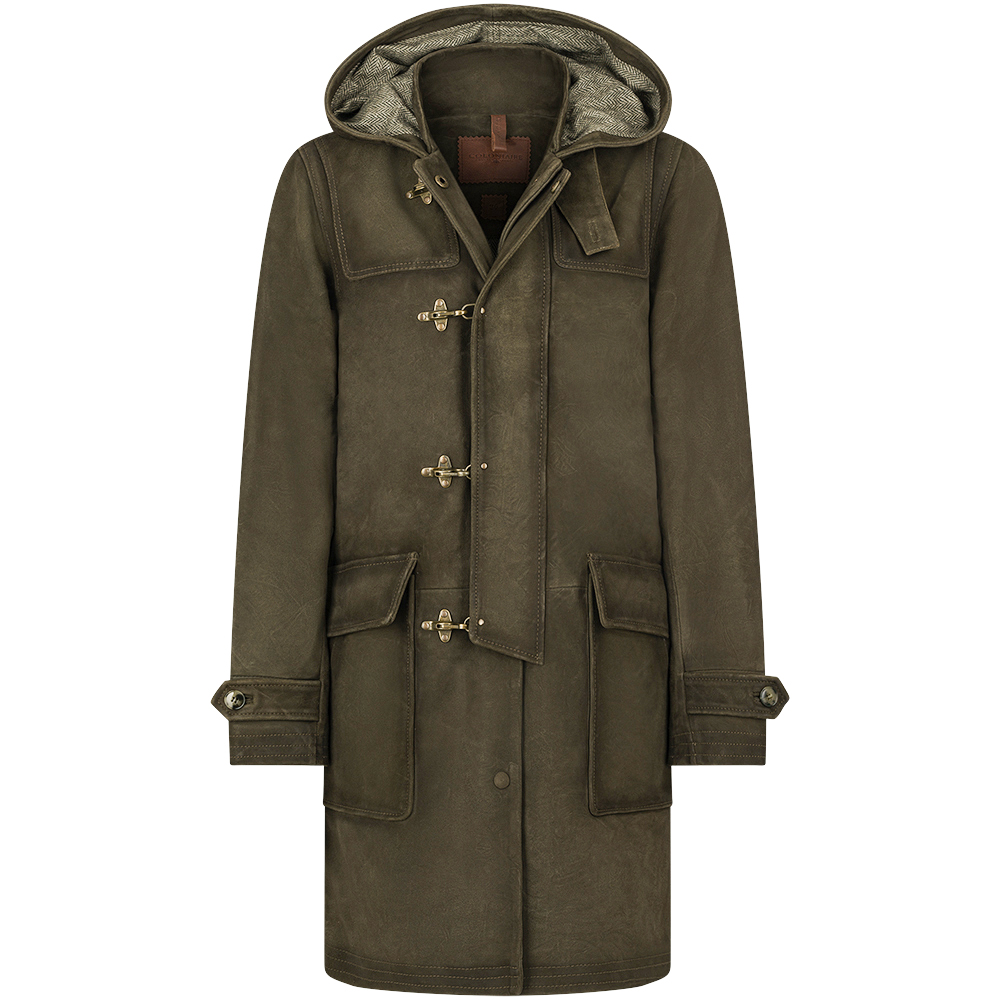 Damen Leder-Duffle Coat »Marshal Lady«