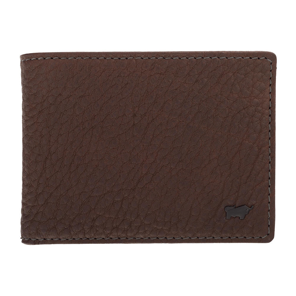Braun Büffel YAK Wallet 4+3CS, Dark Brown