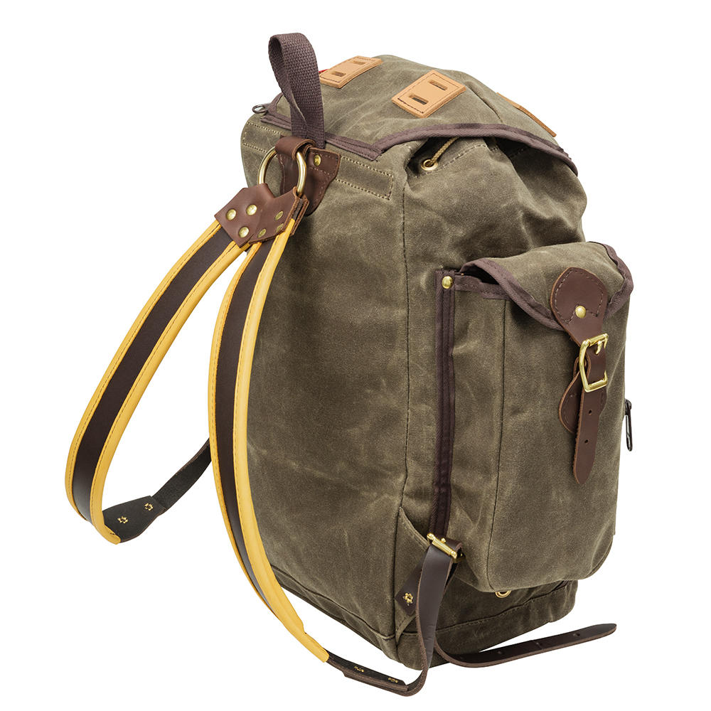 Frost River Expedition Backpack, with Padded Buckskin Straps, Dark Olive