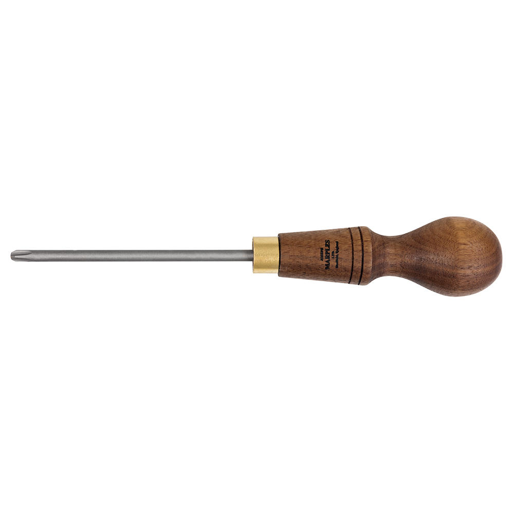 Cabinet Screwdriver, PH3, Oiled Walnut Handle