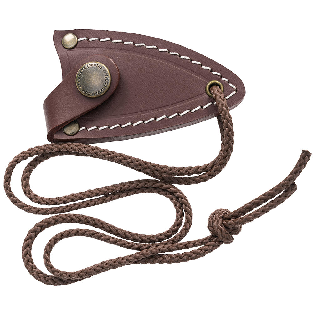 Cudeman »Yoda« Neck Knife, Juma braun, Lederscheide