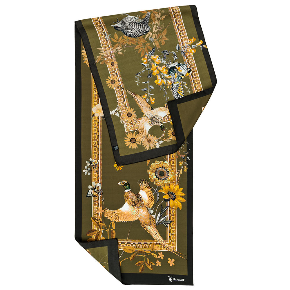 Foulard en soie Hartwell » Faisan «
