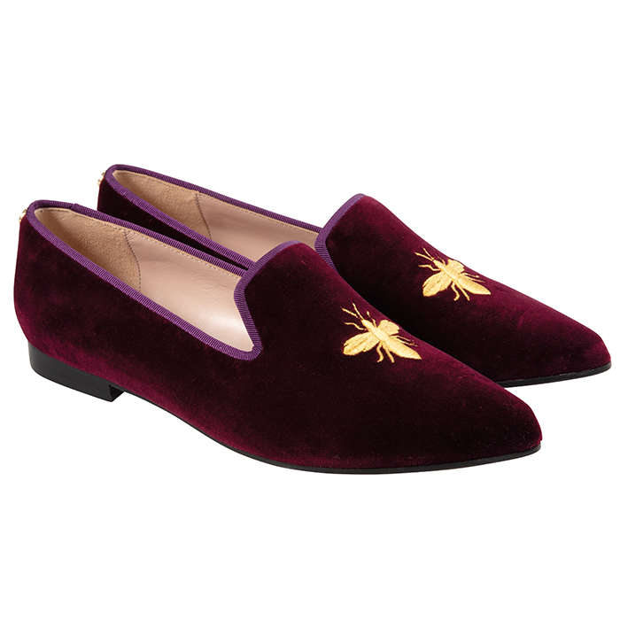 Ladies Velvet Loafer »Bee«