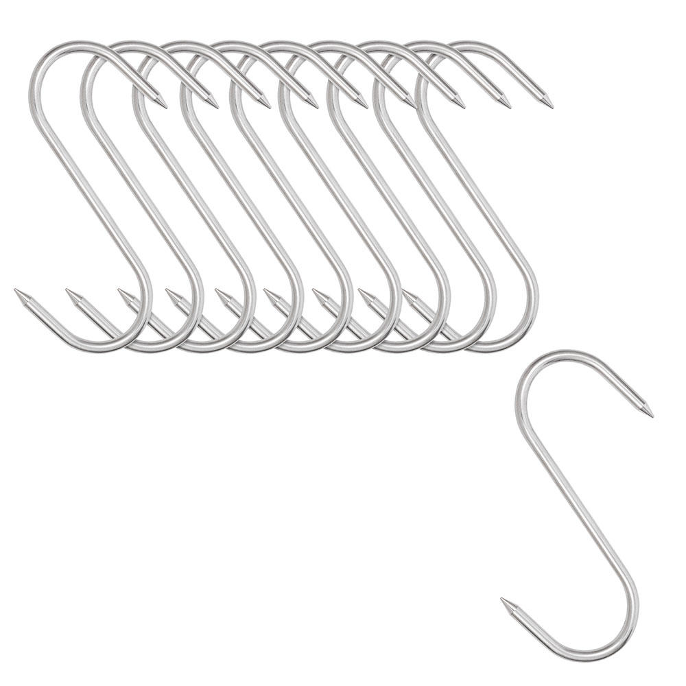 Meat Hook, 140 x 6 mm, 10 Pieces