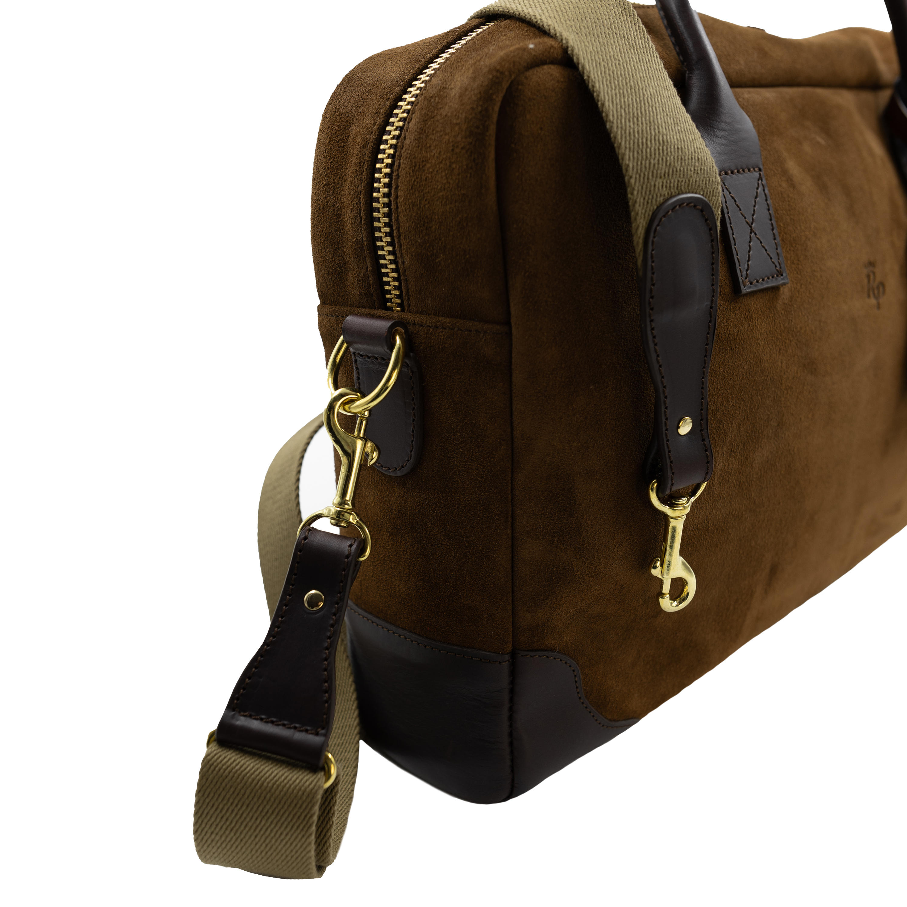 Rey Pavón Leder Briefcase, cognac/braun