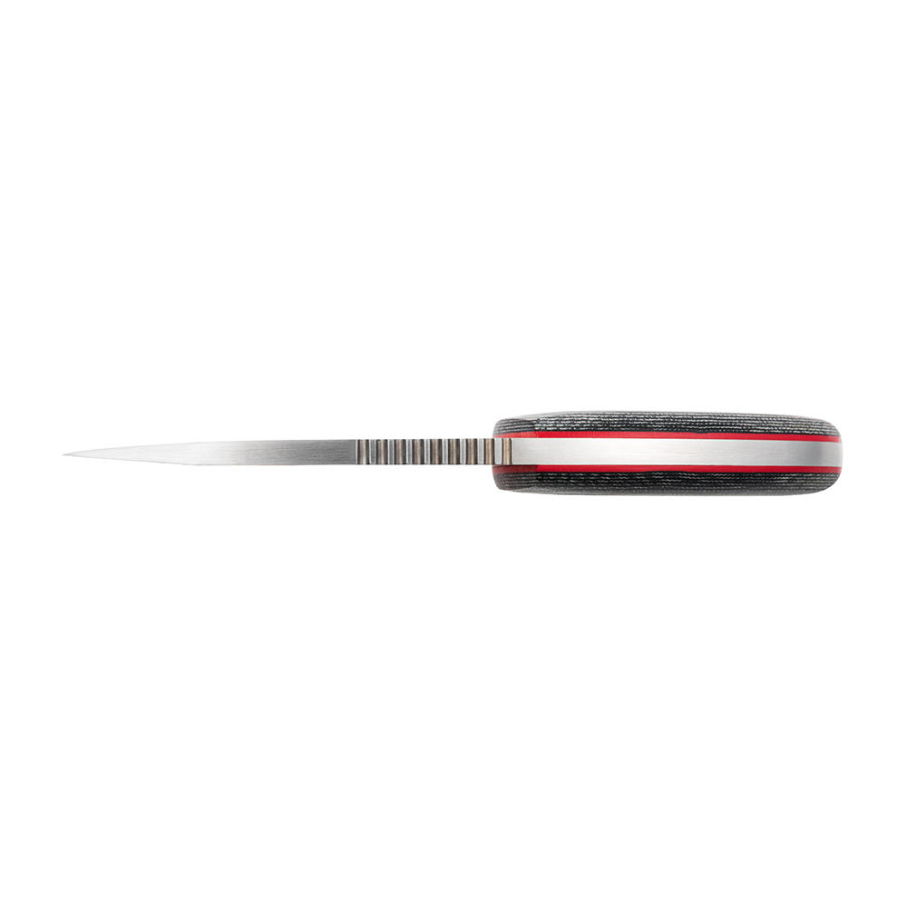 Couteau de cou Cudeman » Yoda «, micarta noir, fourreau en cuir