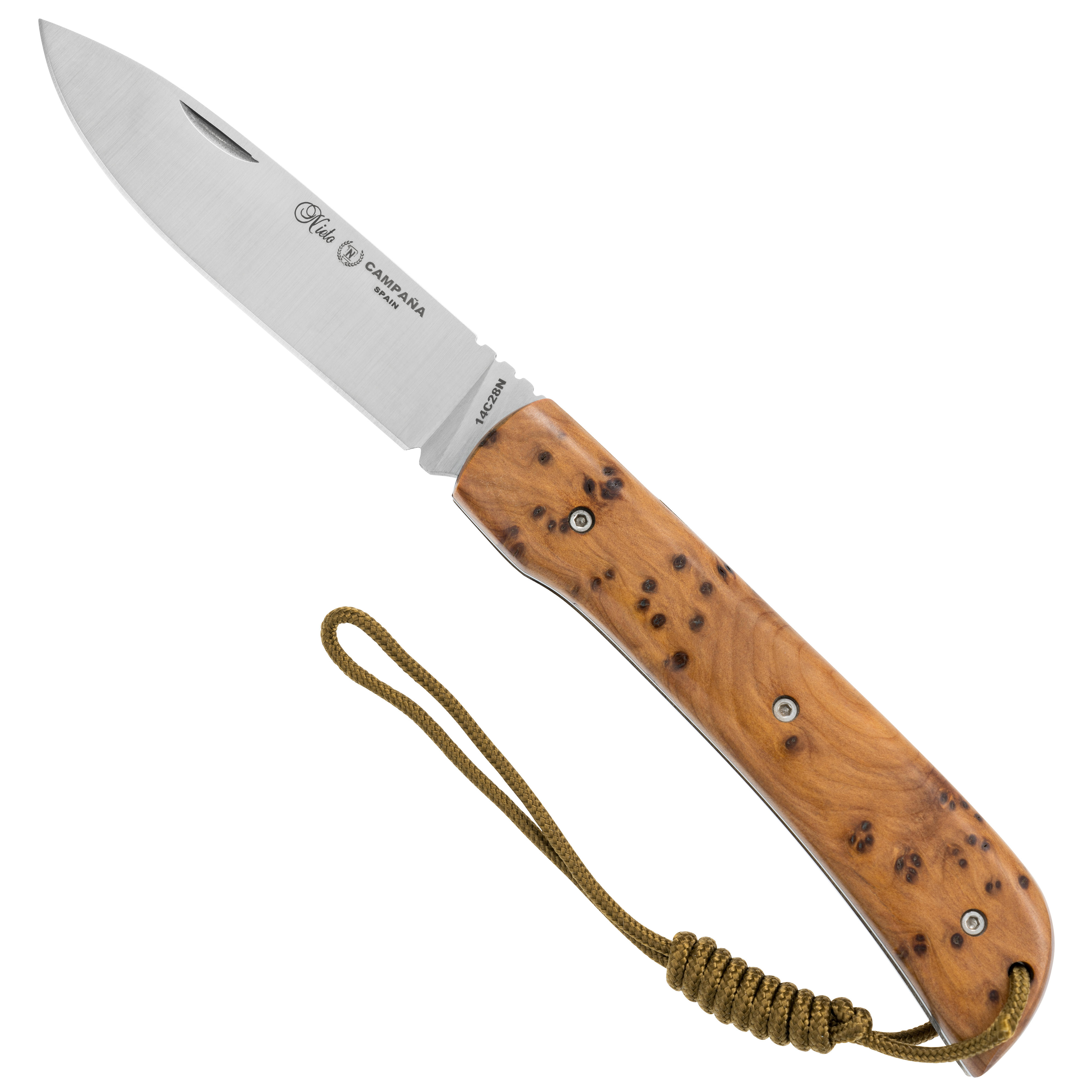 Nieto Pocket Knife Campaña, Thuja Wood