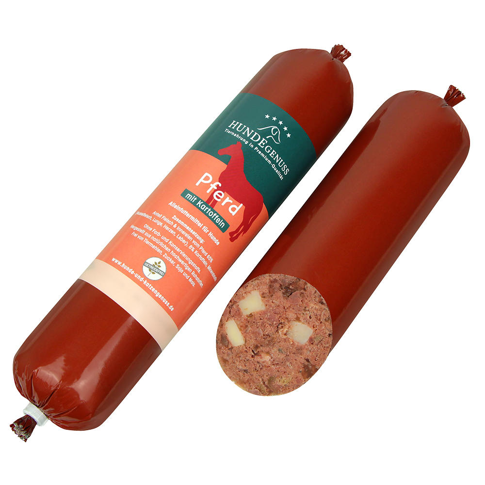 »Hundegenuss« Horse with Potato, 6 x 850 g