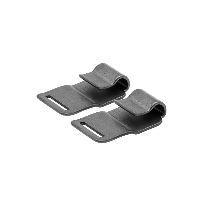 Ersatzglieder NeckTech Fun, Edelstahl, schwarz matt, 2 Stück
