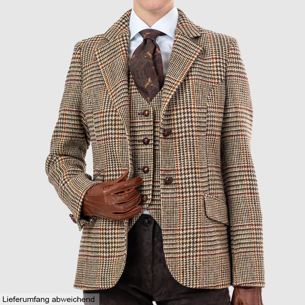 Blazer en tweed pour femme » Sylvia «, motif pied-de-poule