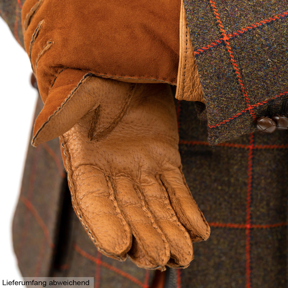 »Alamor« Men’s Gloves, Peccary Leather with Lambskin
