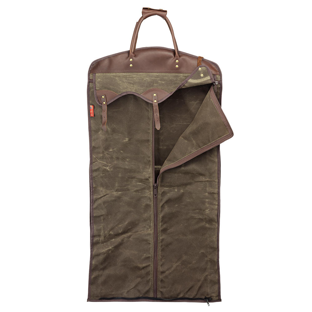 Frost River Garment Bag, Waxed Canvas, Dark Olive
