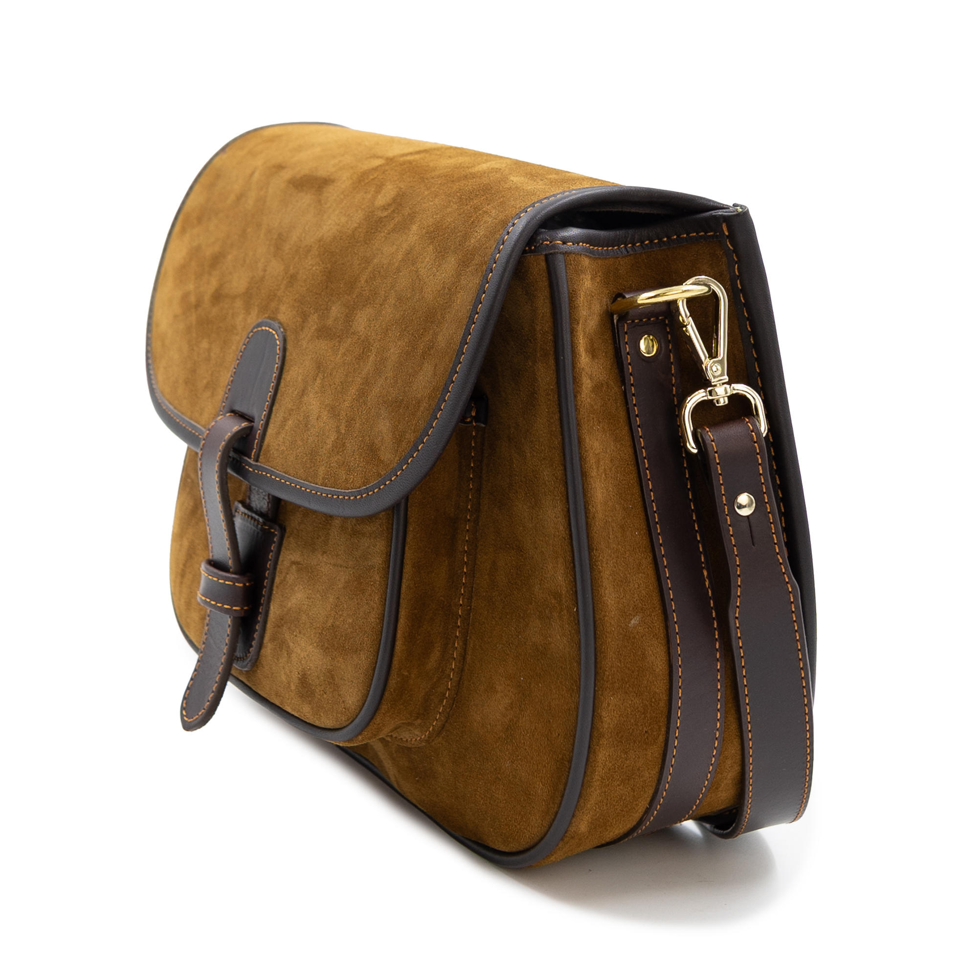 Rey Pavón Leder Tasche, cognac/braun