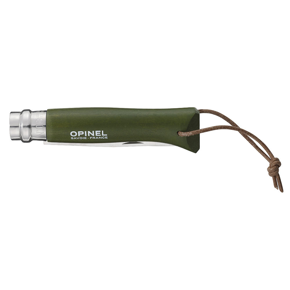 Couteau pliant Opinel, N° 8, trekking, vert