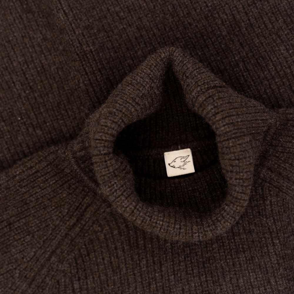 Rollkragenpullover aus Yakwolle