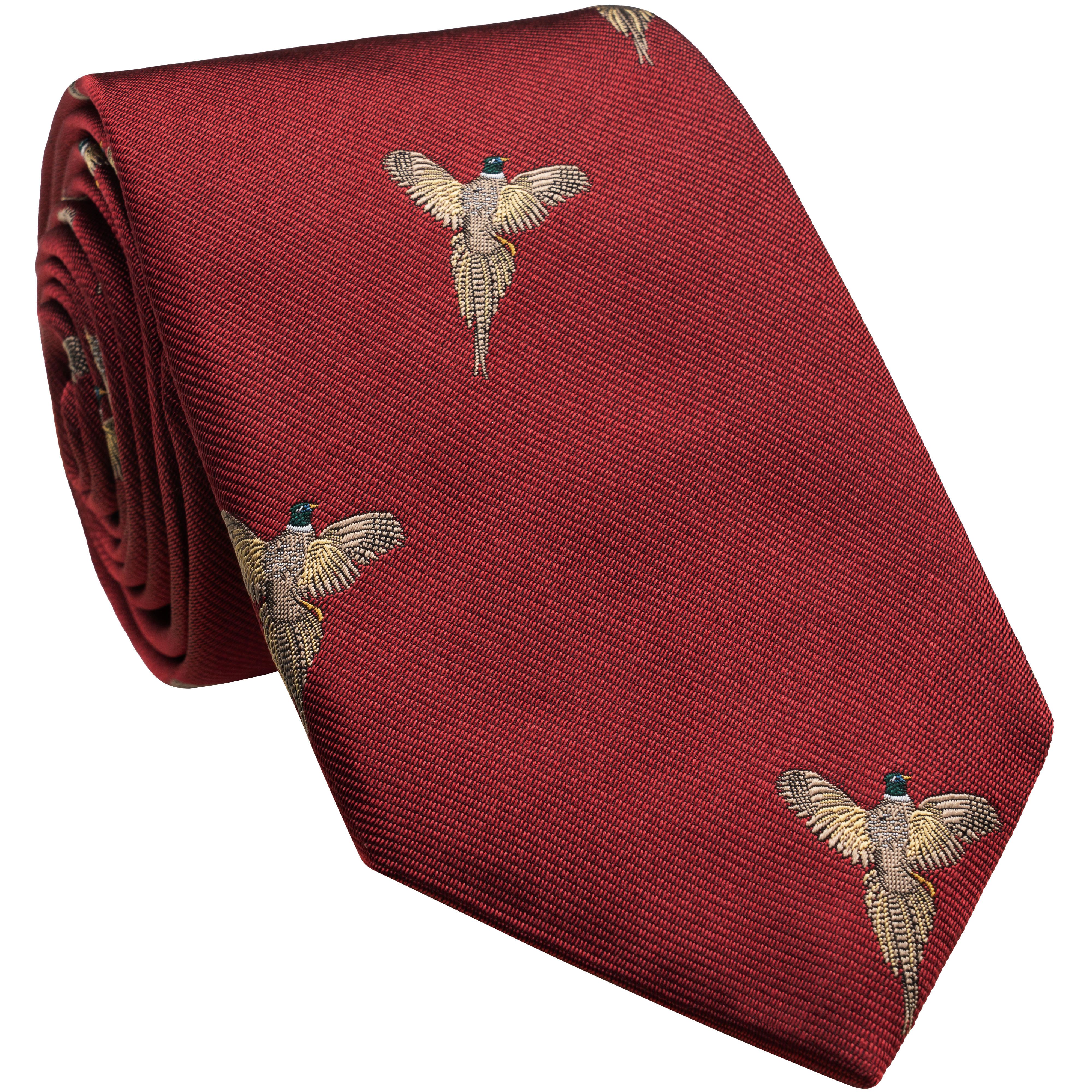 The GunDog Affair Tie, Pheasant Motif