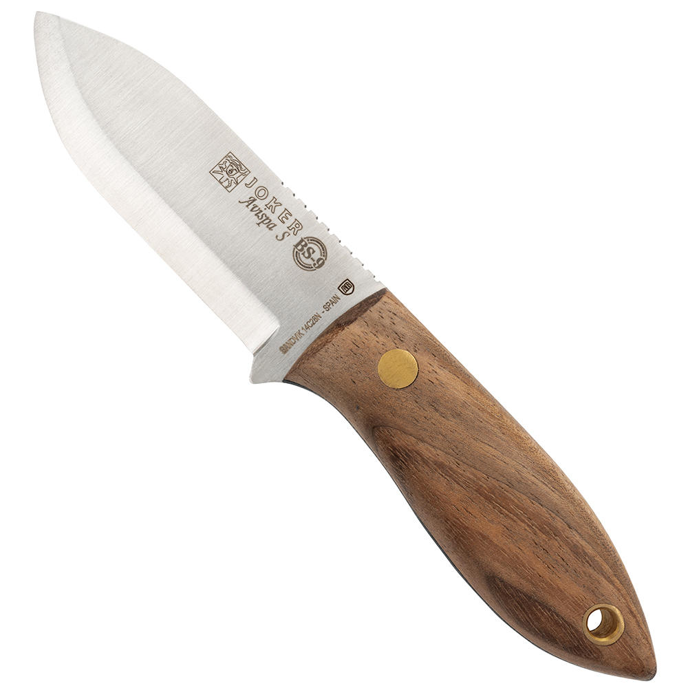 Couteau de plein air Joker™ » Avispa «, noyer
