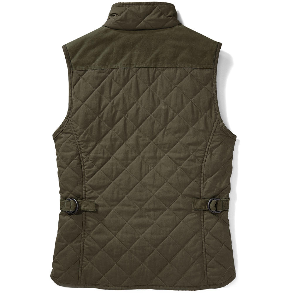 Filson Women's Quilted Field Vest, Otter Green, XL