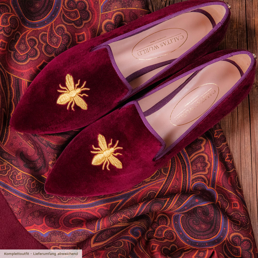 Ladies Velvet Loafer »Bee«