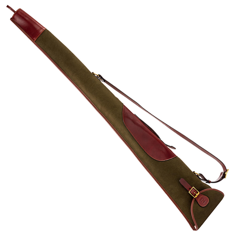 Rey Pavón Shotgun Case Canvas/Nappa, Green