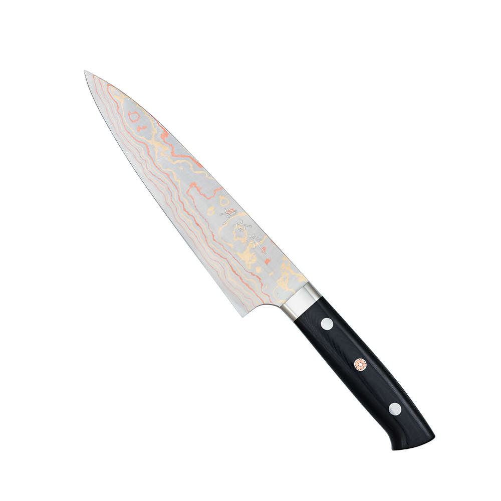 Saji Rainbow Hocho, Gyuto (Fisch- und Fleischmesser), 180 mm