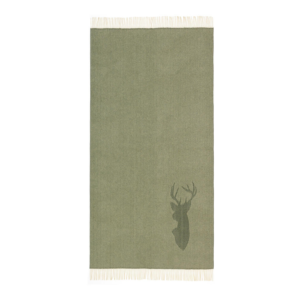 Couverture » Hubertus «, vert foncé, 205 x 145 cm