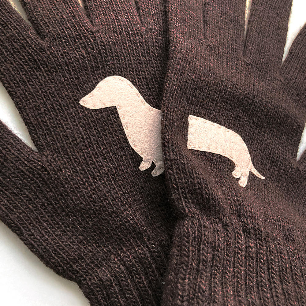 Damen Handschuh »Dackel«