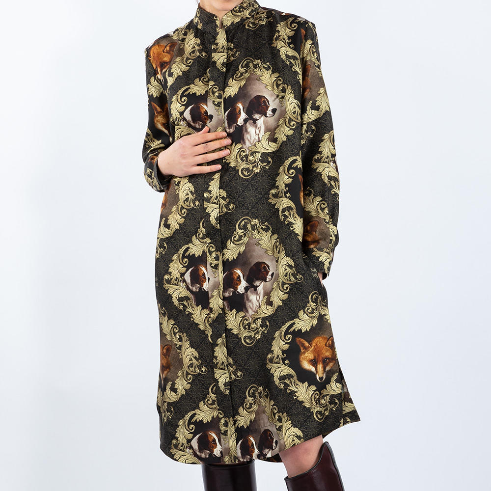 Sara Tiara Seidenkleid, Fuchs & Hund