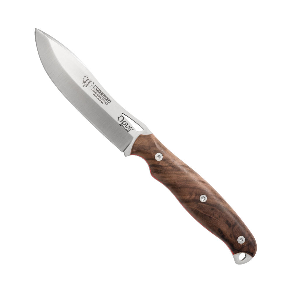 Cudeman Jagdmesser Ness Wolf, Walnuss