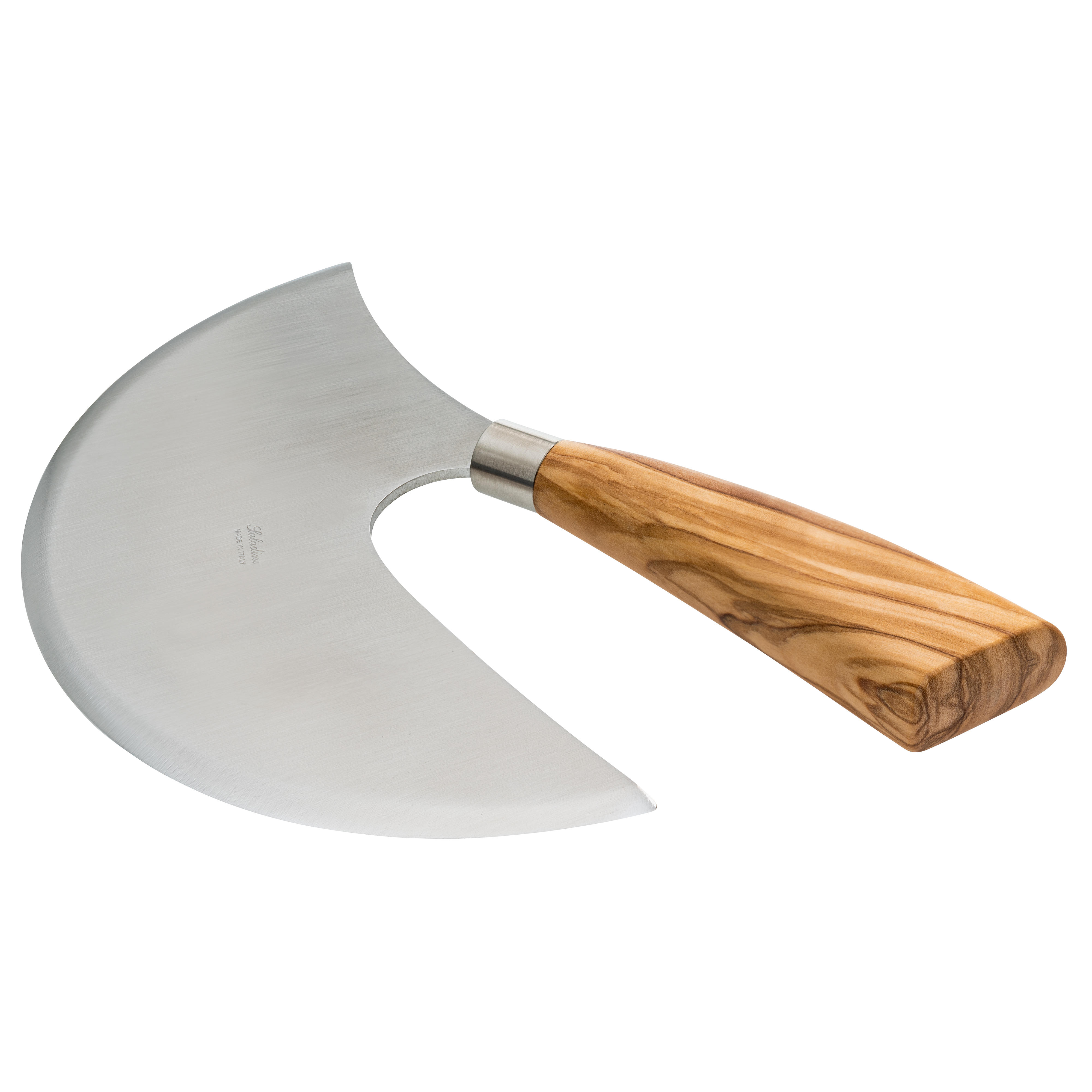 Hachoir Saladini » Sellaio «, bois d’olivier