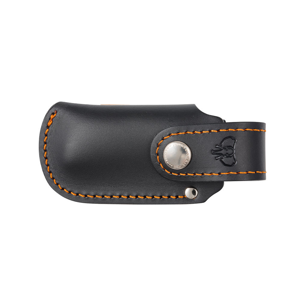 Cudeman Athenea Klappmesser, G10 orange, inkl. Lederetui
