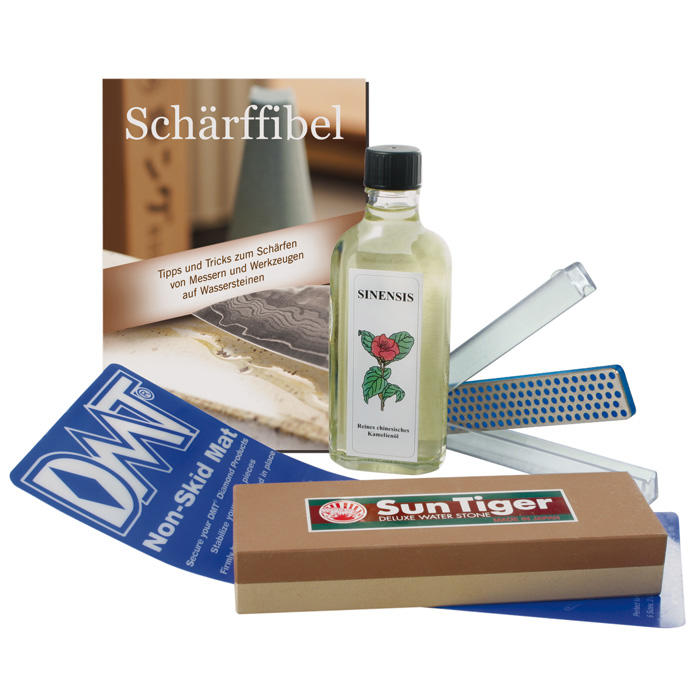 Kombistein, inkl. Klappschärfer und Öl