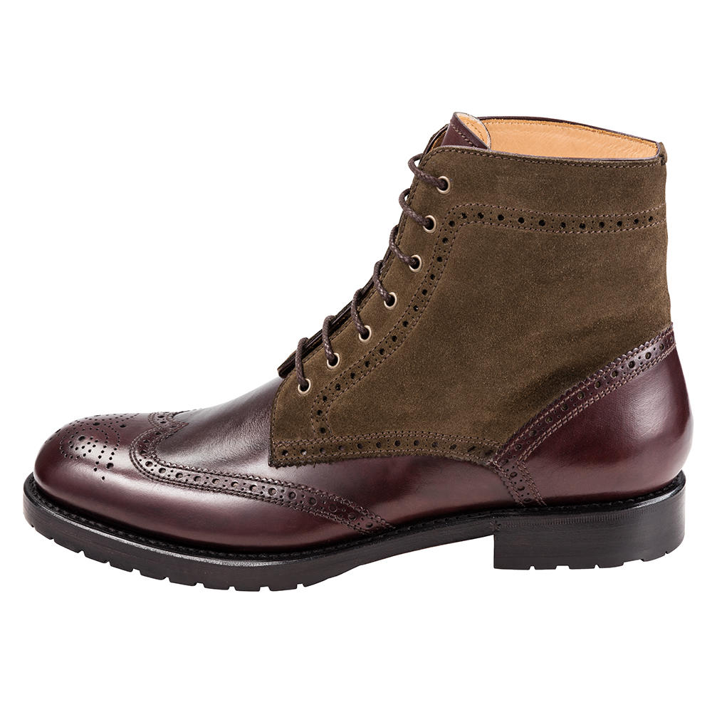 Herren Brogue Derby Boots, Windsor