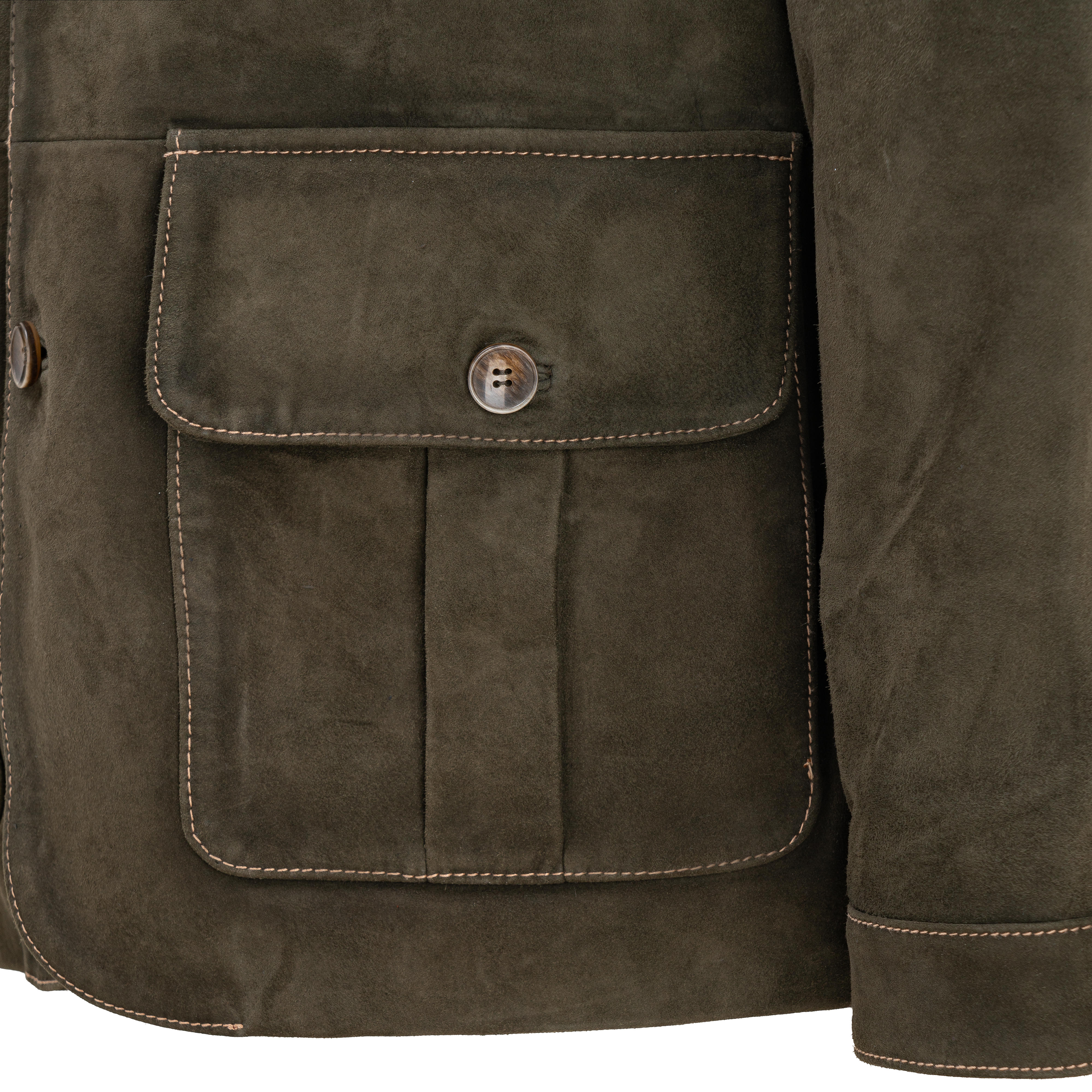 Herren Leder-Fieldjacket »Guerrier«