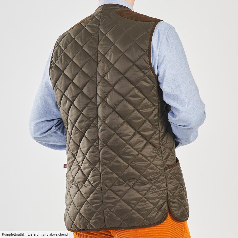 Laksen Herren-Steppweste Ludlow, oliv