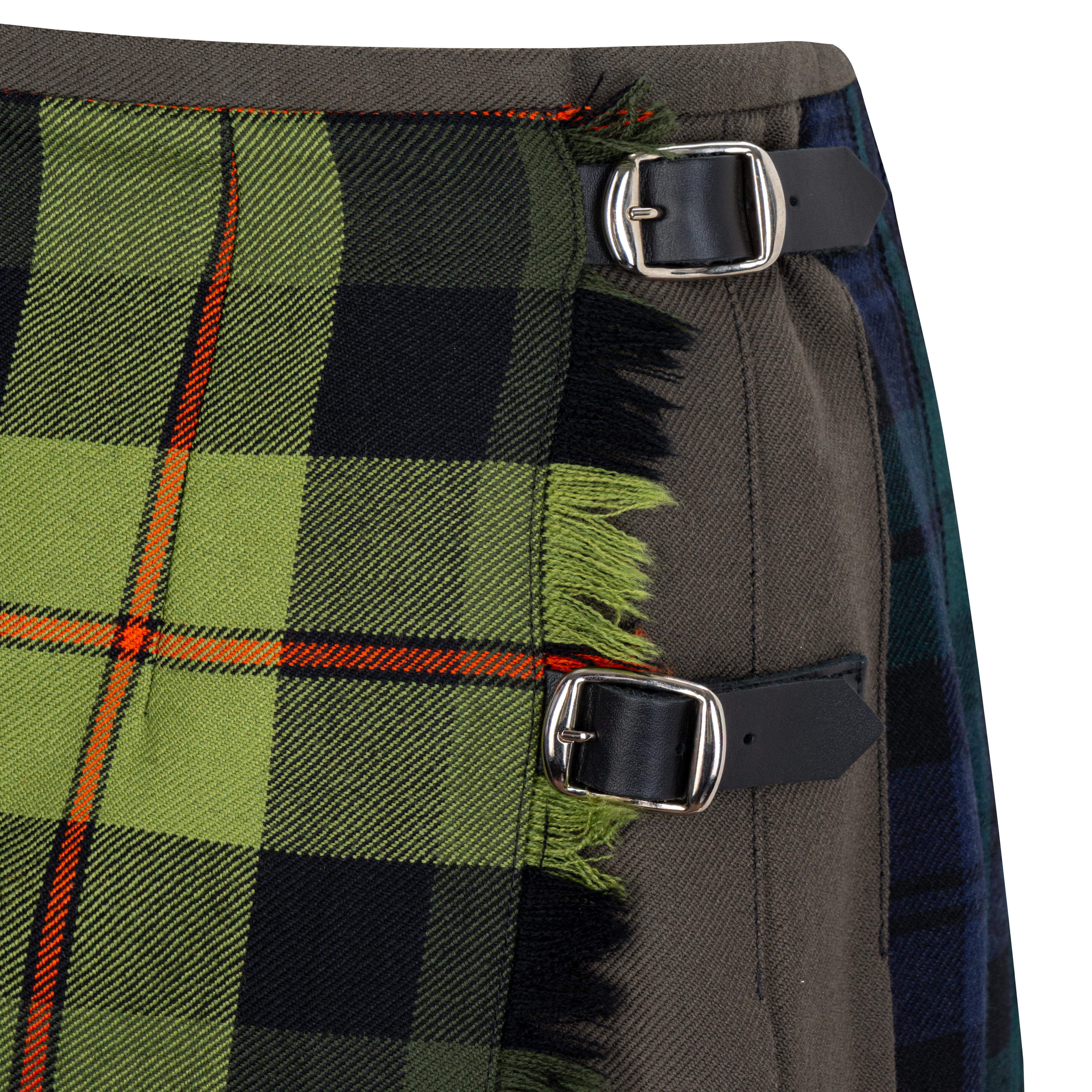Jupe kilt femme "Carlow", vert à carreaux