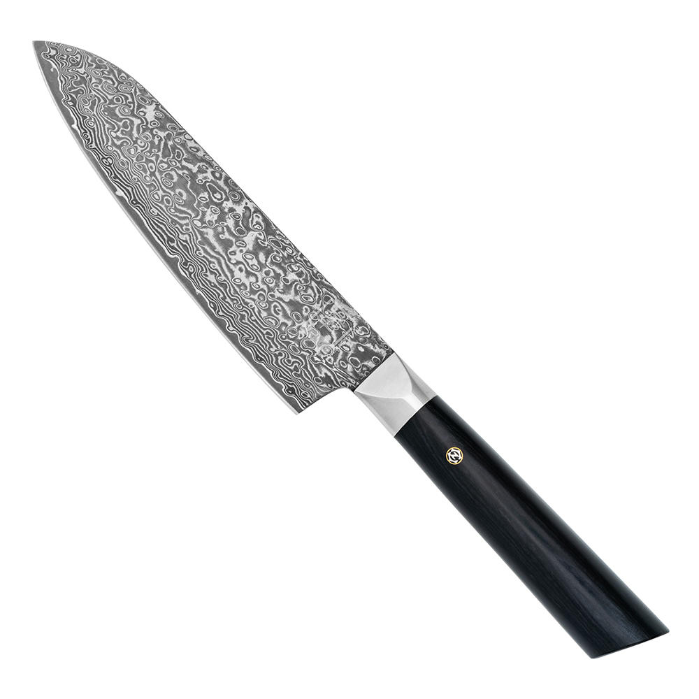 Zayiko Black Edition, Santoku (couteau polyvalent), 180 mm
