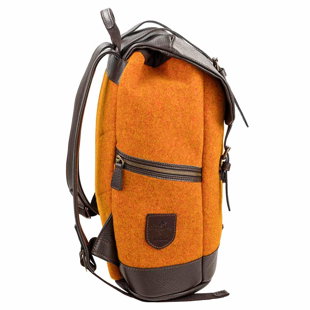 Backpack, Wool with Leather
