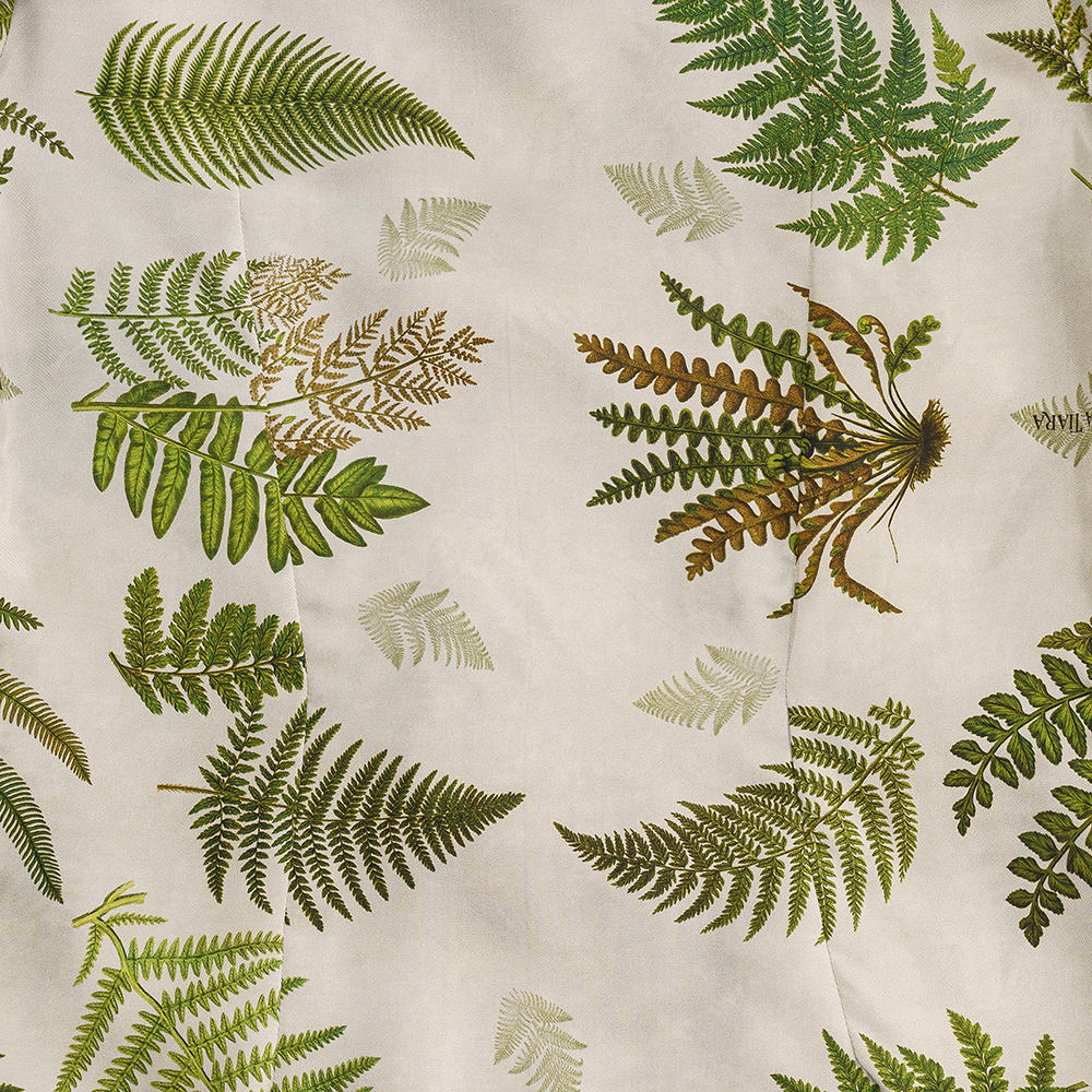 Blouse en soie Sara Tiara, motif fougère,