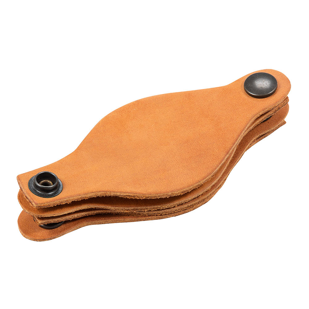 Leather Floor Glides for Kampierstuhl Folding Chair, 4 Pieces