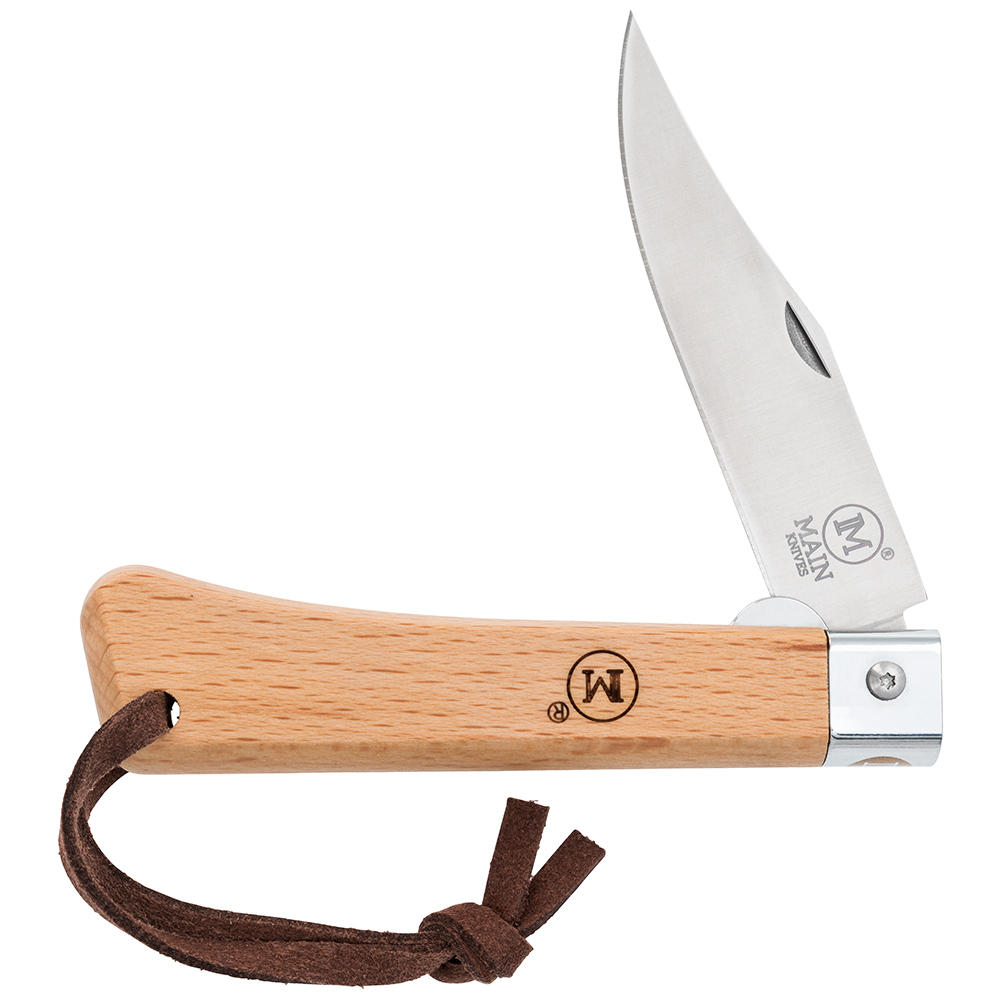 MAIN »Workers Line« Folding Knife, Clip Point, Beech